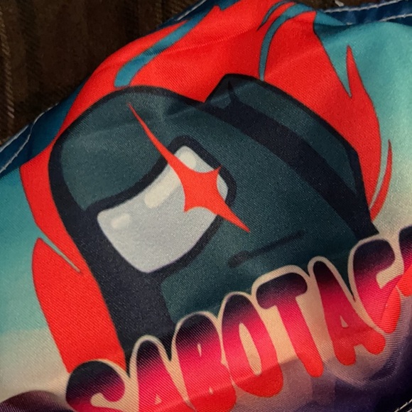 6/$20 New adult Among Us face mask - Picture 3 of 4